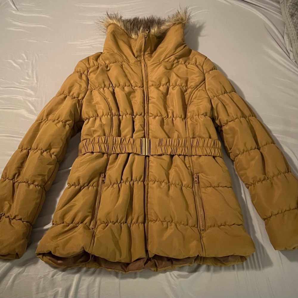 Coat Jacket with fur 1XL